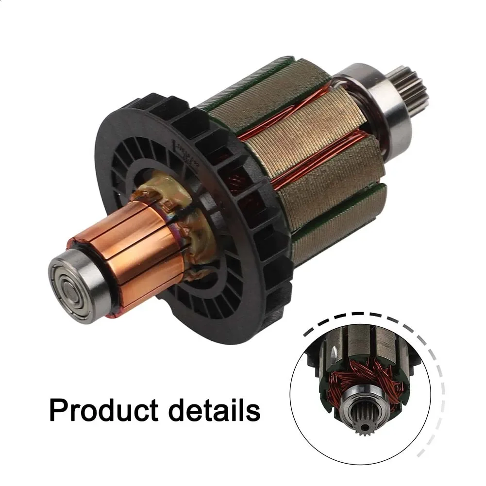 Armature 619583-5 619380-9 For Dewalt= DDF482 DHP482 Drill Parts Compatible With DHP482RAE DHP482Z DDF482RME 18V Motor Repair