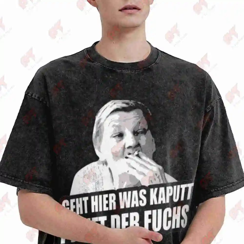 Fam Ritter Is Something Broken Here Funny Vintage Washed Tee Pure Cotton T-Shirt
