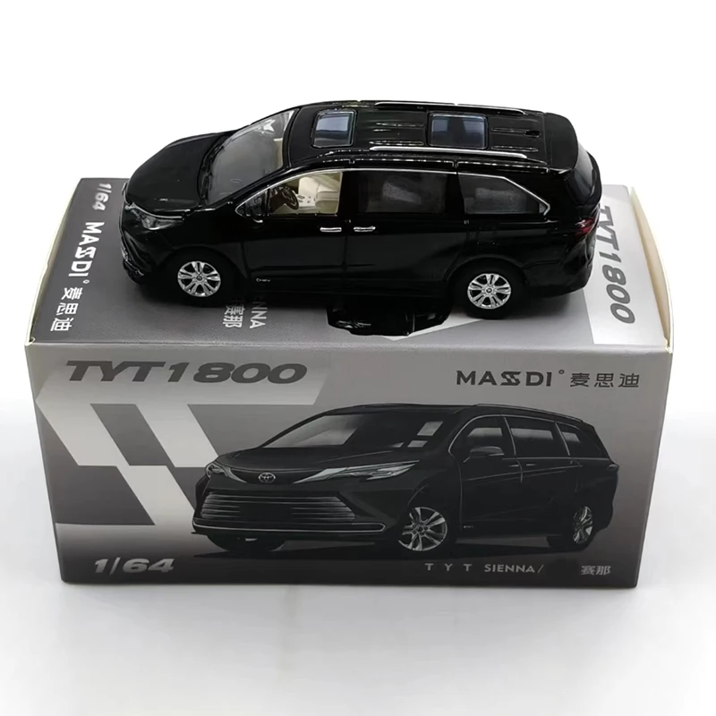 

MASSDI масштаб 1:64 TYT Sienna's сплав имитация модели автомобиля статическая коллекция украшенные праздничные подарки игрушки сувенирный подарок
