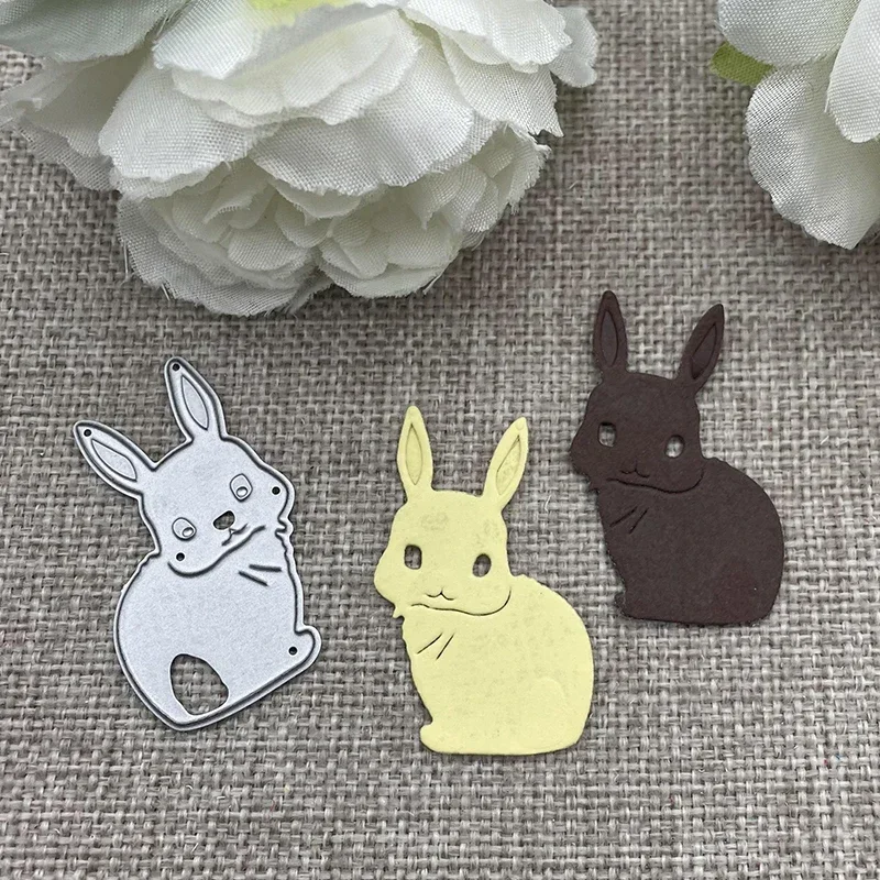 

new rabbit decoration Metal Cutting Dies Stencils For DIY Scrapbooking Decorative Handcraft Die Cutting Template Mold