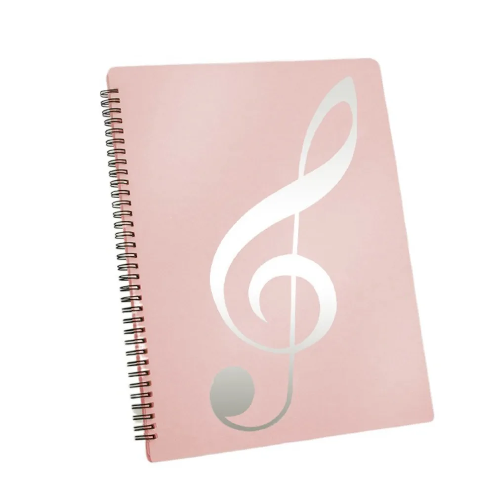 Contiguous Page Design Multi-layer Music Score Folder 40 Pockets Writable Piano Music Score Folder Flexible Detachable