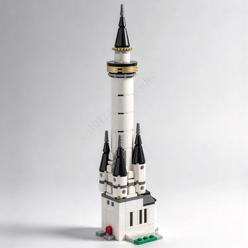 4566PCS MOC Medieval Castle Building Block Model Neuschwanstein Castle Technical Brick DIY Assembly Toys For adult Holiday Gifts