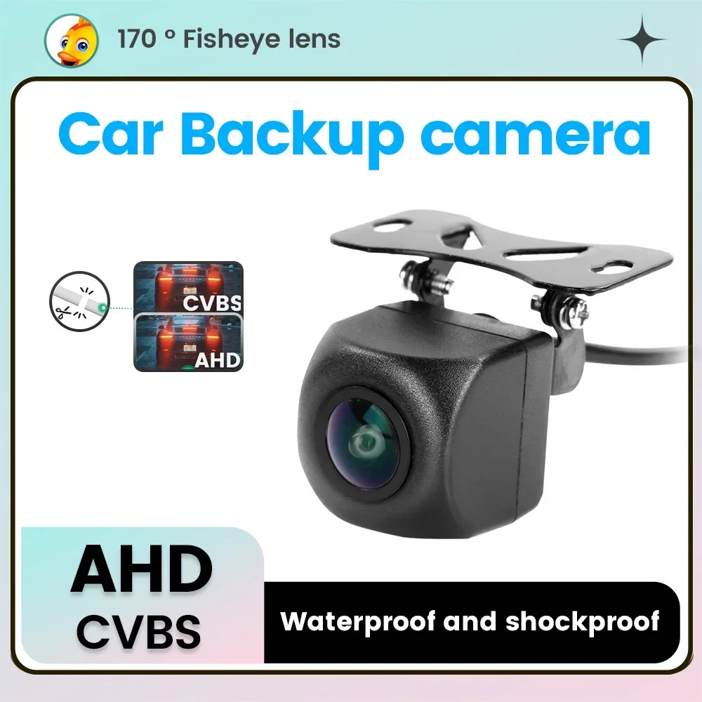 Car Rear View Camera AHD CVBS Convert Auto Parking Monitor Waterproof Vehicle Cam Backup Reverse HD Video Night Vision Reversing