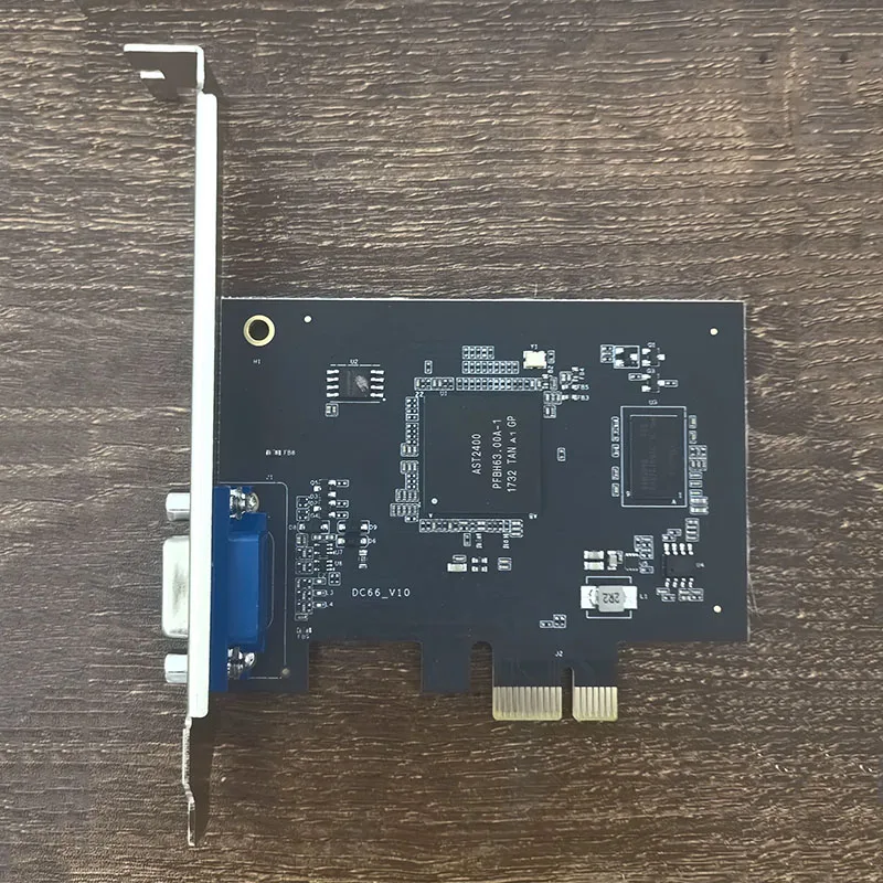 2U Server VGA Video Card AST2400 Chip PCIE X1 Low Consumption Display Card For X79 X99 Mainboard
