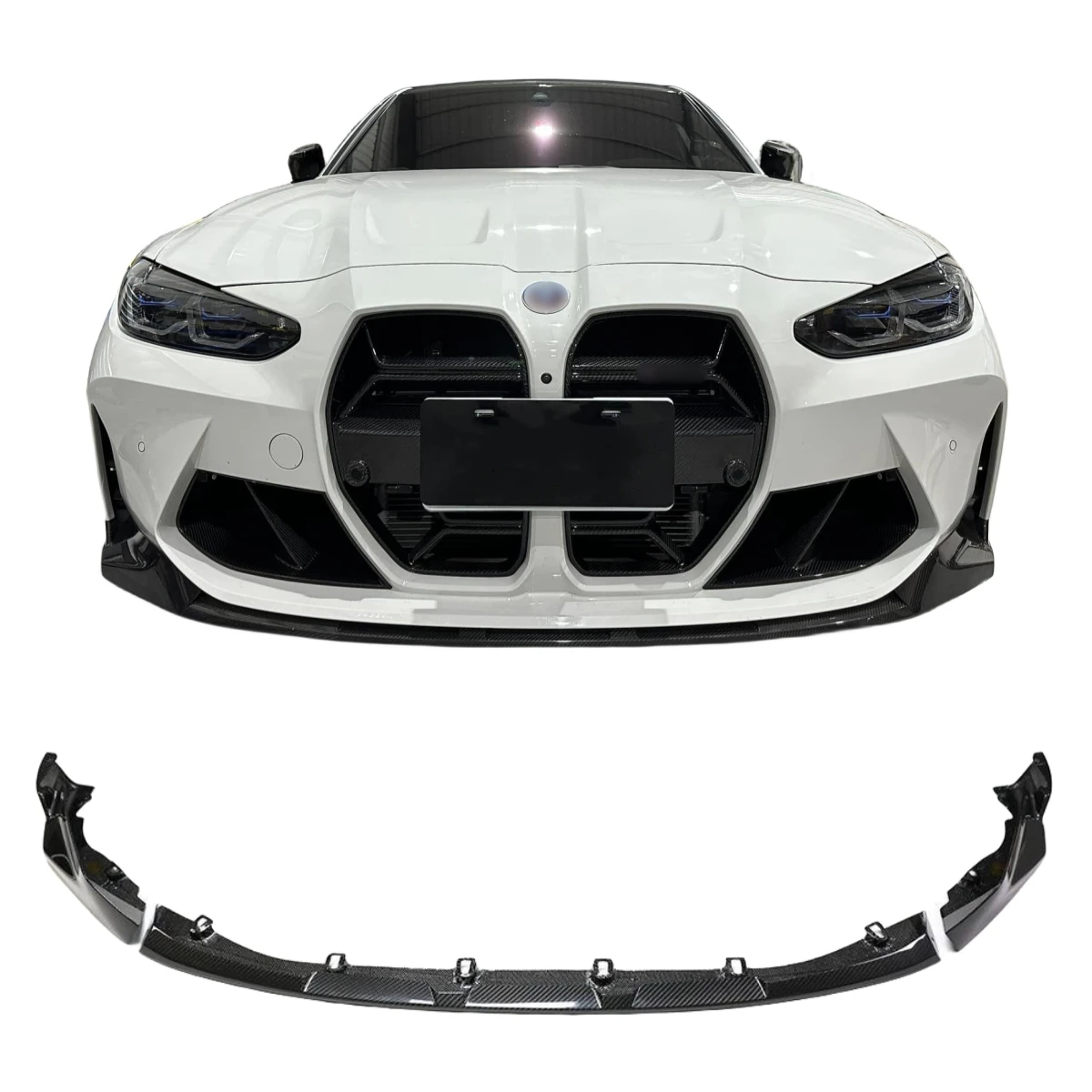 

G82 G80 Dry Carbon Fiber Front Bumper Lip MP Style For G80 G82 G83 M3 M4 Carbon Fiber Spoiler Side Splitter Body Kit
