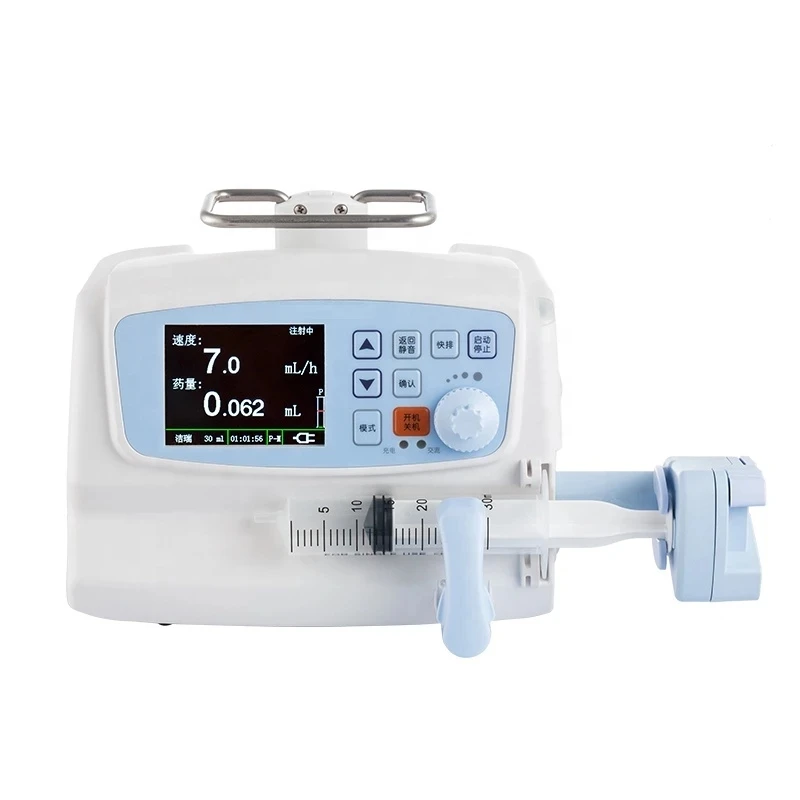 Portable Electric TCI Laboratory Medical ICU Syringe Infusion Pump Human Use