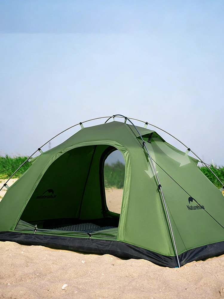 Naturehike 2026 Neues Campingzelt Großer Raum Mückenschutz Strandzelte Ultraleichtes Schnellaufbau 2-Personen Outdoor Wanderzelt – Detail 17