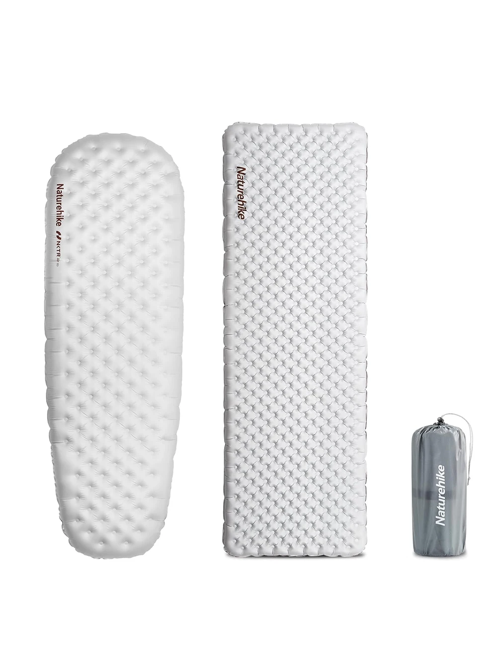 Mata Kempingowa Naturehike R8.8 Mata z Wysokim Wartością R Nadmuchiwana Mata do Spania Lekki Materac Powietrzny Nylon 20D TPU Przenośne Maty Plażowe — 2