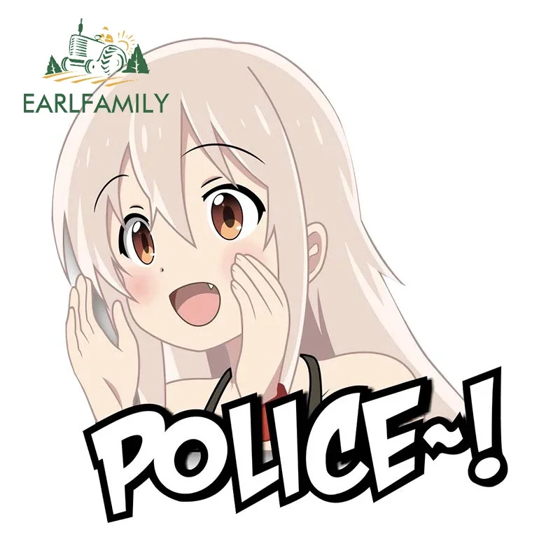 

EARLFAMILY 13 см x 12,2 см для Chiya, автомобильные наклейки, устойчивые к царапинам, простые декоративные наклейки, солнцезащитные, индивидуальные, для окон, багажника, декоративные этикетки для автомобиля