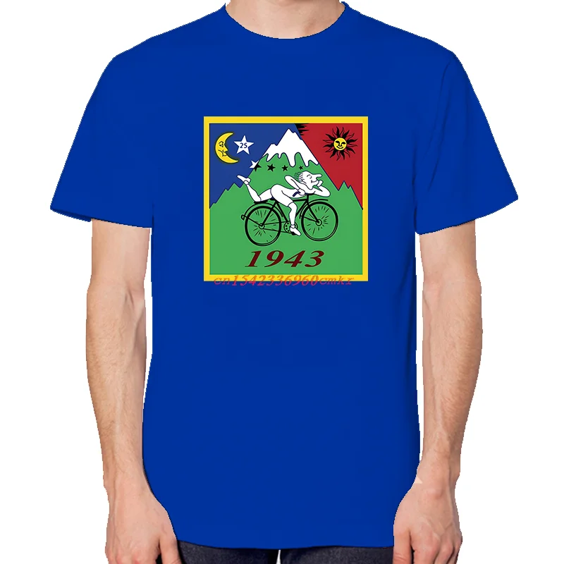 Bicycle Day Bike Trip 1943 Fashion Tees Tops Summer Cotton O-Neck New Shirts And T-Shirts Casual Unisex Streetwear Print T Shirt