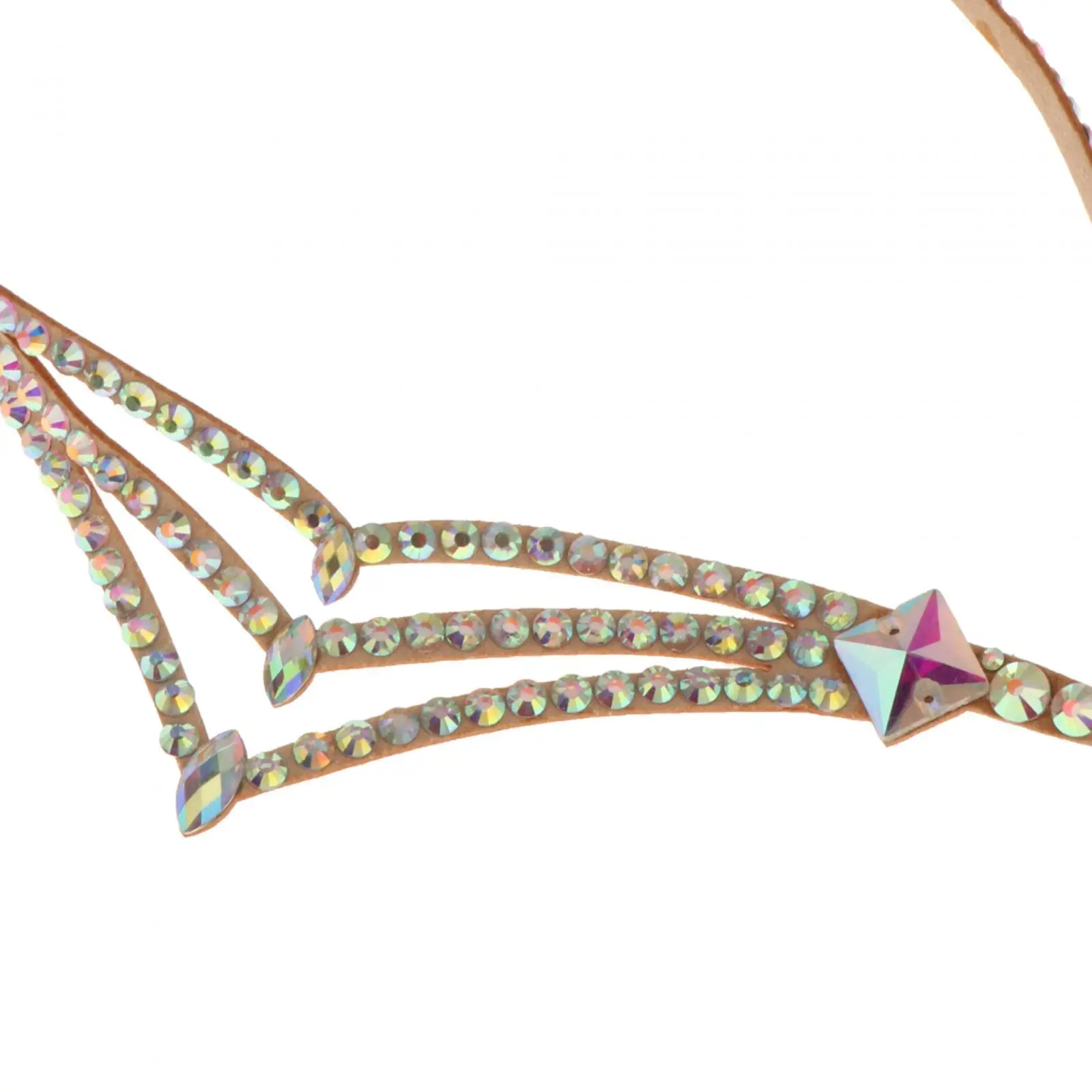 Copricapo di danza del ventre Copricapo con strass Accessori di danza del ventre per palcoscenico