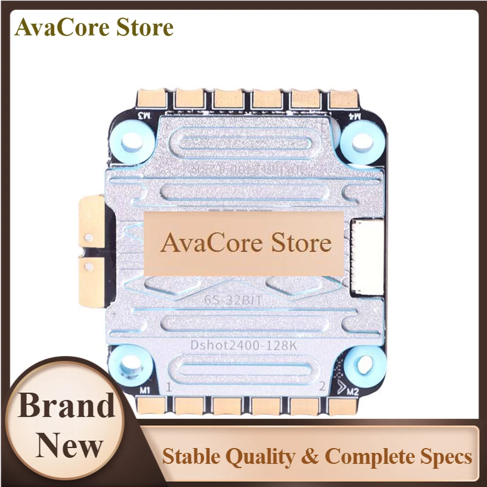 AvaCoreT-MOTOR P60A V2 4IN1 ESC 3-6S BLHELI_32 DSHOT2400 128KHZ PWM Cinematic Long Range 5-7\