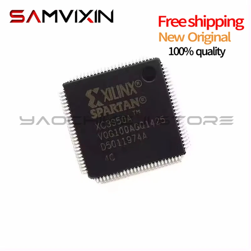 10PCS/LOT XC3S50A-4VQG100C XC3S50A-4VQ100C XC3S50A TQFP100 chip New original free shipping