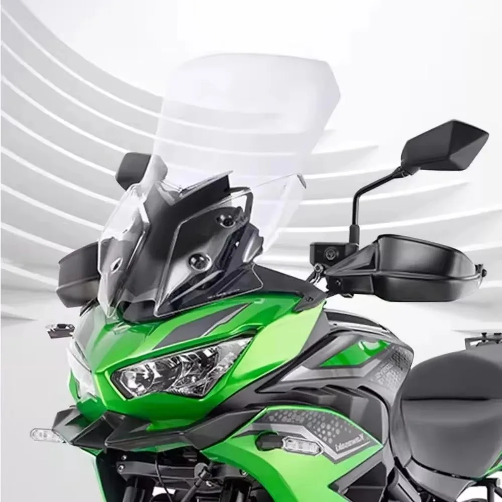 For Kawasaki Versys 650 2023 Heightened Clear Windshield Windscreen Parabrisas Parabrezza Moto Accesorios Versys650 Parts