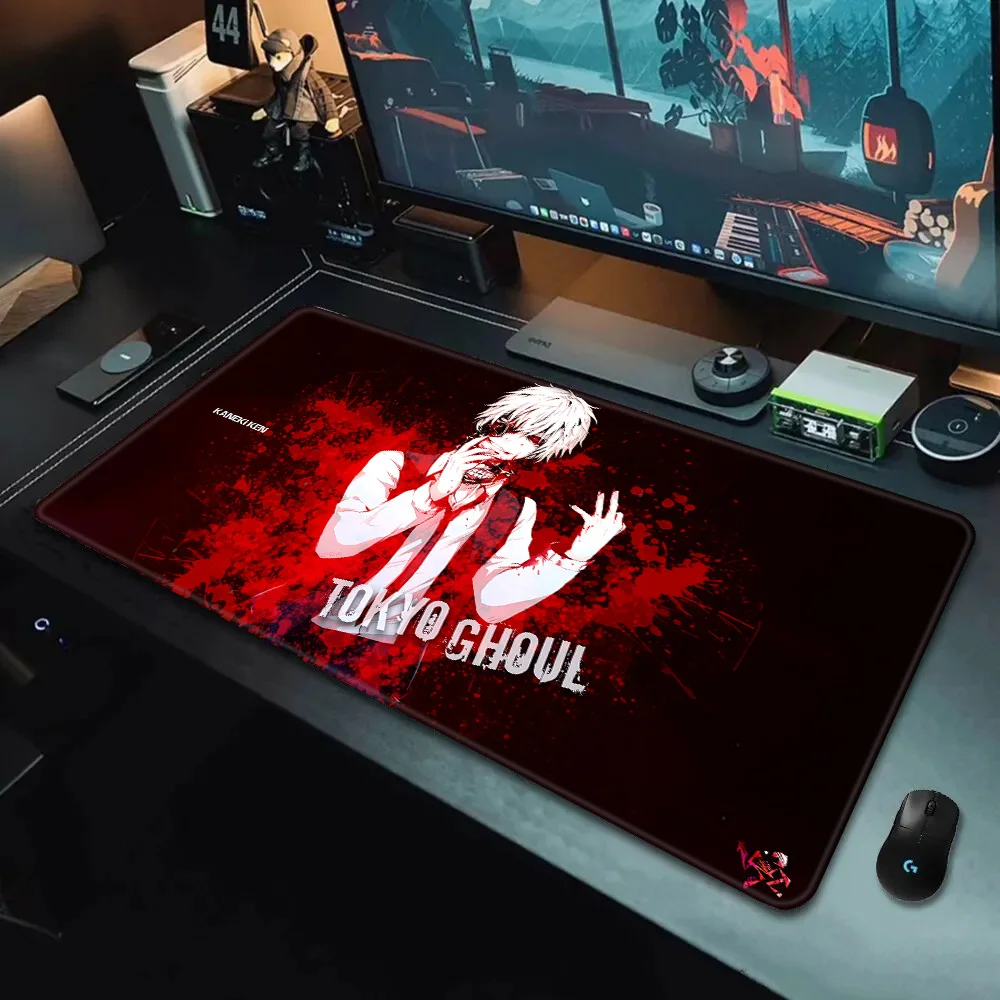 Tokyo Ghoul Mousepad HD Printing Computer Gamers Locking Edge Non-slip Mouse Pad XXL90x40cm Keyboard PC Desk Pad