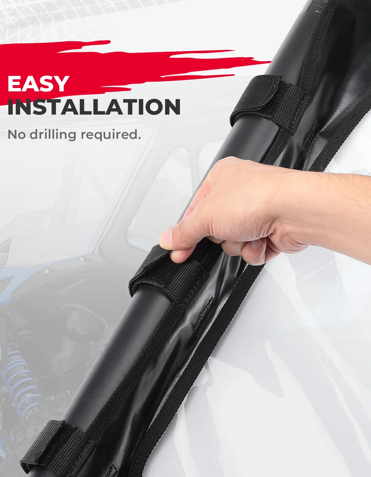 UTV Soft Upper Door Enclosure Set 99994-1298 Compatible with Kawasaki Teryx KRX 1000 Special Lifted Trail Edition eS 2020-2025
