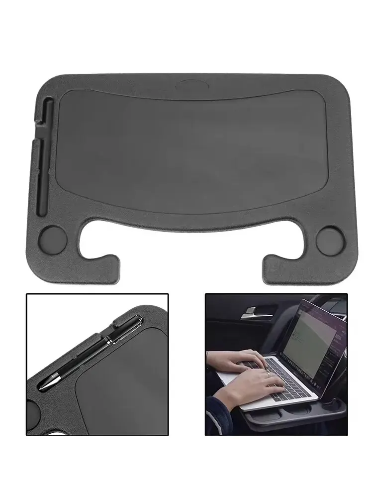 Steering Wheel Card Tray, Multifunctional Computer Laptop Stand, Computer Desk, Writing Board, Workbench, Car Supplies, Plastic