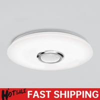 RGB LED Ceiling Light APP Control Bluetooth-compatible Music Ceiling Lamp Dimmable Intelligent LED Lamp with Speaker 2800K-6500K