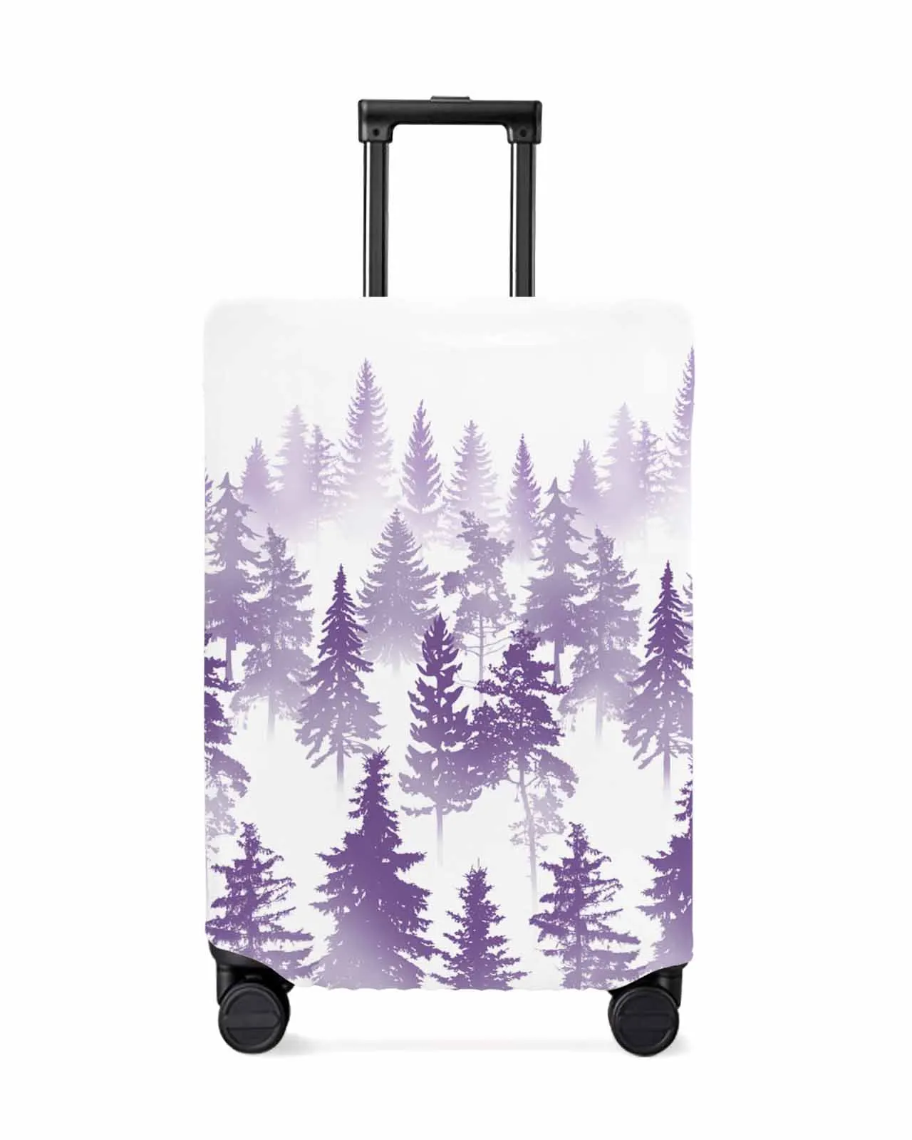 Forest Silhouette Abstract Luggage Cover Elastic Baggage Cover For 18-32 Inch Suitcase Case Dust Cover