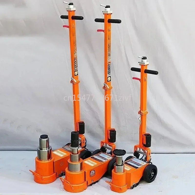 

Horizontal Pneumatic Jack Hydraulic 50 Tons Hydraulic Steam Repair Tire Pressure Truck Heavy-duty Jack