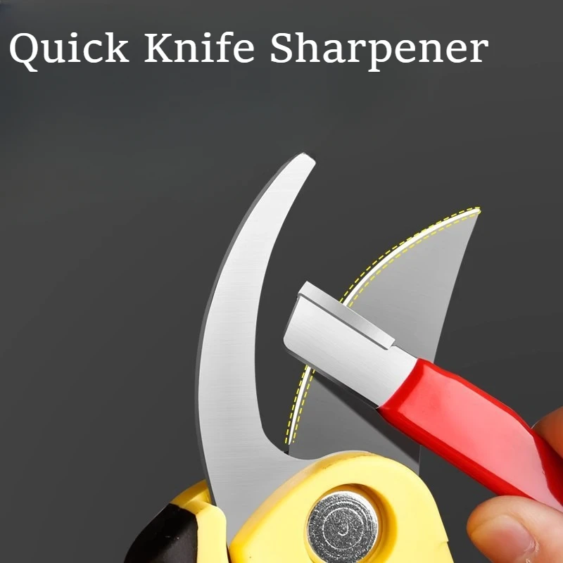 Household Fruit Branch Shears Sharpener Scissors Machete Ax Blade Repairer Garden Fruit Tree Pruning Whetstone