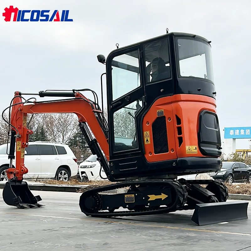 

Быстрая доставка 2,5-тонный мини-экскаватор Гусеничный экскаватор Двигатель Yanmar Маленькие мешки для использования в саду и на ферме Многофункциональный индивидуальный заказ