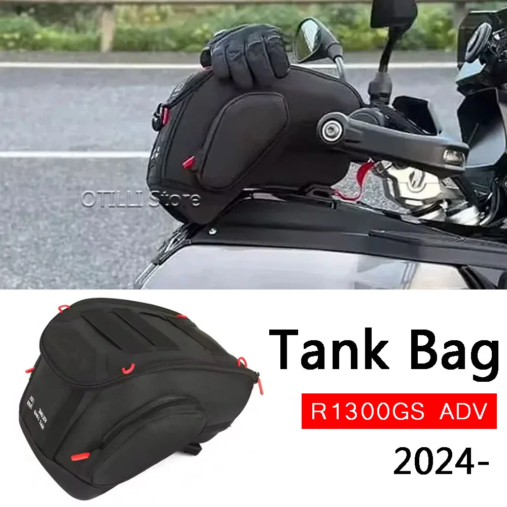 

Motorcycle Waterproof Fuel Tank Bag Logo 12L Tool Backpack Portable For BMW R1300GS Adventure GS1300 R 1300 GS ADV 2024 2025