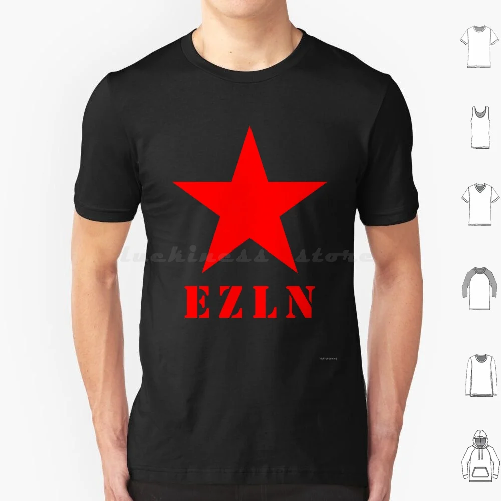 Ezln T Shirt Men Women Kids 6xl Ezln Chiapas Mexico Zapatista Communism Revolution Communist Che Guevara Marcos Indigenous