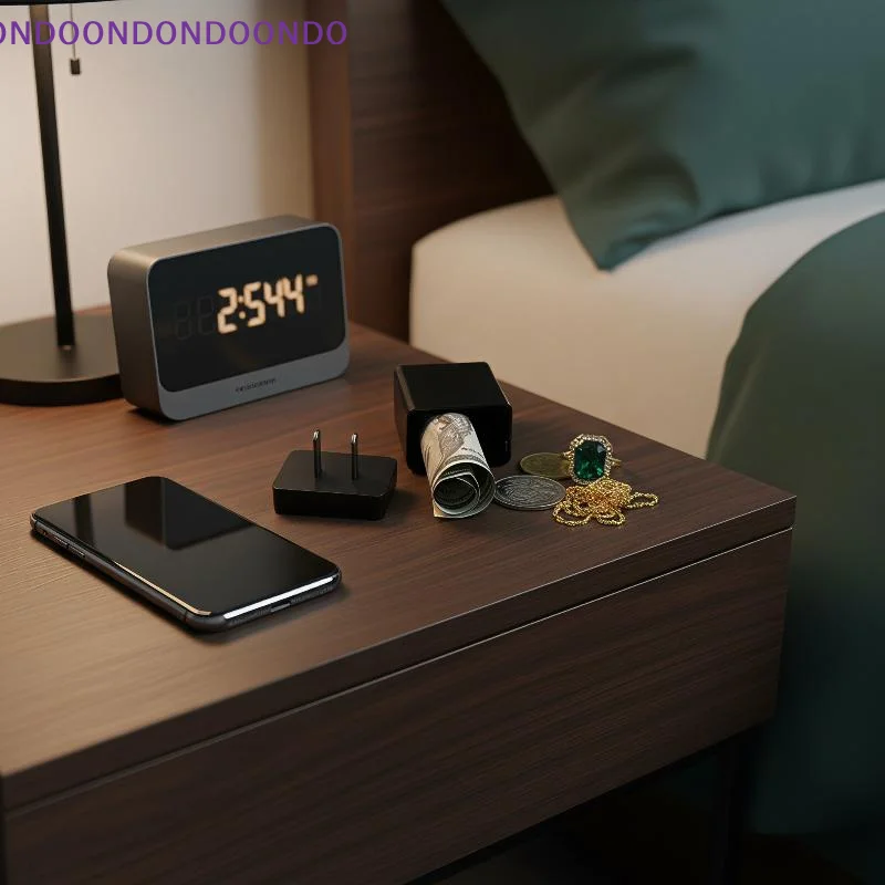 Disguise Phone Charger Hidden Safe Anti-Theft Secret Compartment Box for Cash Jewelry Small Valuables Home Use