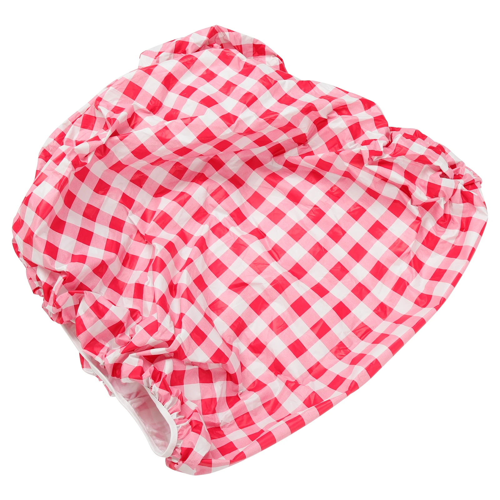 

Waterproof Tablecloth 30x72 Inches Red Plaid PVC Elastic Band Picnic Camping Wear Resistant Desk Cover Outdoor Travel