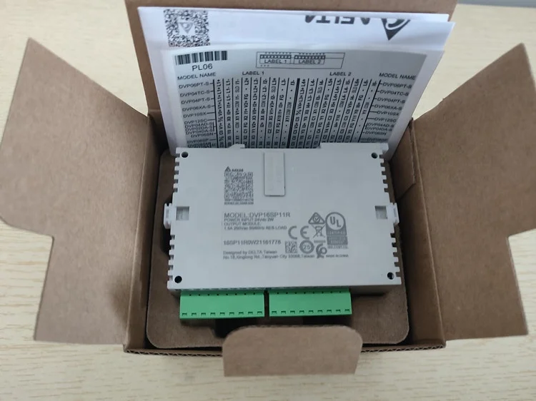 Контроллер программирования ПЛК 100% новый оригинальный модуль DVP16SP11R Delta Dvp 16sp Plc Программируемый логический контроллер Delta Plc