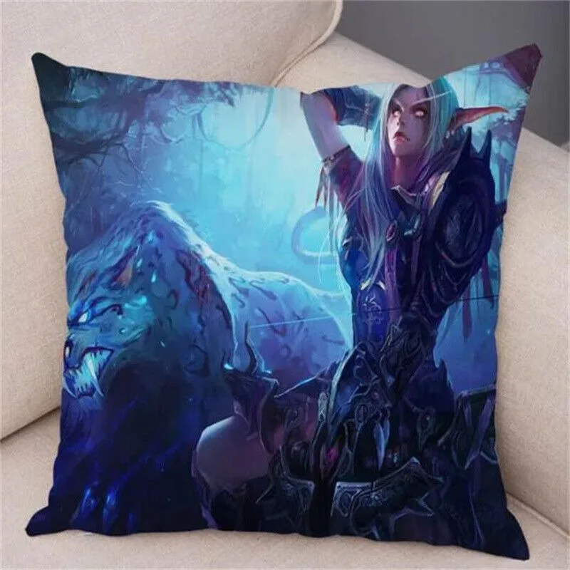 WOW Illidan Game Hero Print Pillow Covers for Home Decor Pillow case Polyester pillowcase