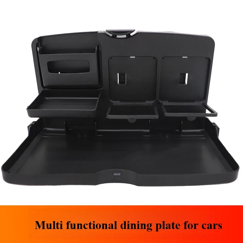 2PCS Car Computer Desk, Folding Dining Table, Rear Seat Dining Table, Car Table, Dining Plate