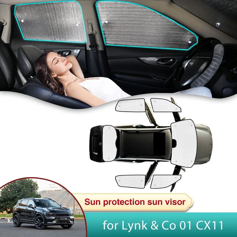 

Автомобильный солнцезащитный козырек для Lynk & Co 01 CX11 2017 2018 2019 2020 2021 2022 2023 солнцезащитный козырек для лобового стекла Защита от УФ-лучей
