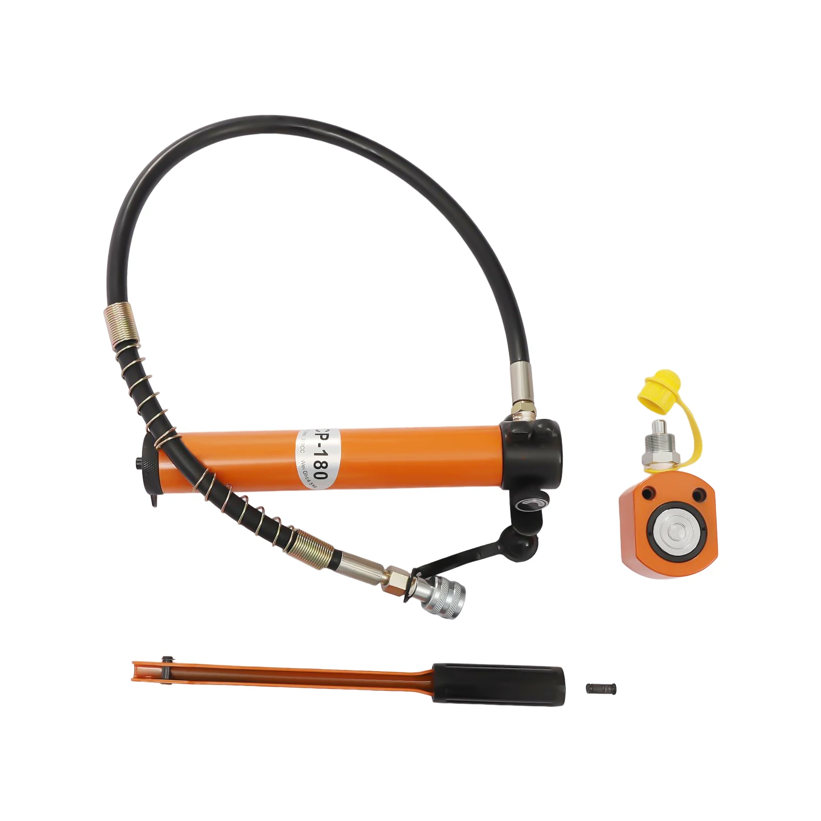 10T Manual Hydraulic Pump Lifting Jack Set Single-Acting Short Jack  Ram Cylinder Hand-Operated Hydraulic Jack