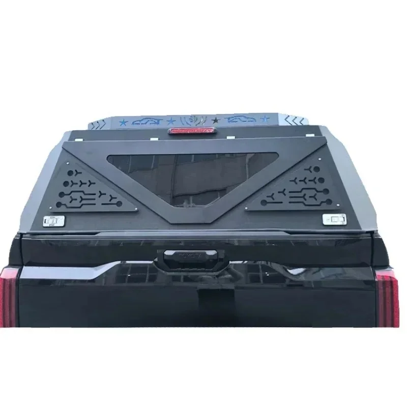 Heavy Duty Aluminium Steel Waterproof Hard Pickup Truck Bed Cover Offroad Camping Exterior Modification Accessories