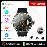 H99 5G 256GBAltimeter Barometer Watch Men 1.95-inch Network Amoled Full GPS WIFI Rom Store Gaming Aura Video Screen Google Cmf