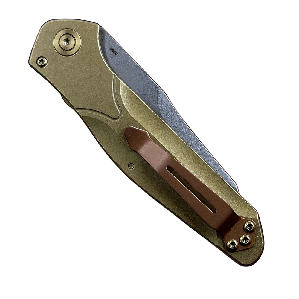 BM 9400 Copper handle Osborne Folding Knife Outdoor Camping Pocket EDC Knife - view 6