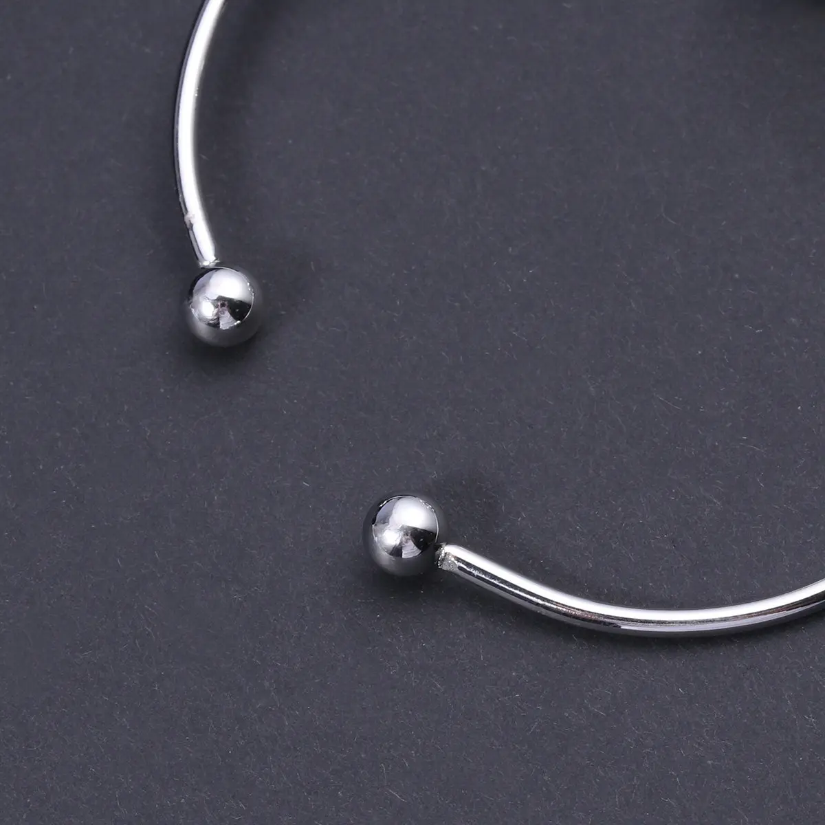 Silver Metal Open Bracelet Tie Knot Simple Adjustable Cuff for Women Fashion Jewelry Gift Charm Wrist Bracelet