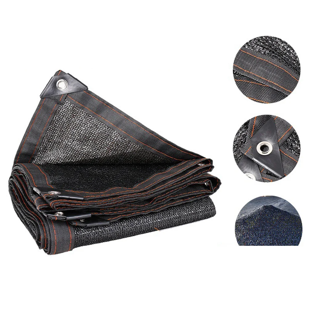 

1Pcs Shading Net Thick Punching Balcony Sunscreen 2x2m Durable Quick Drying Shade Mesh Roof Insulation Sunshade Cover