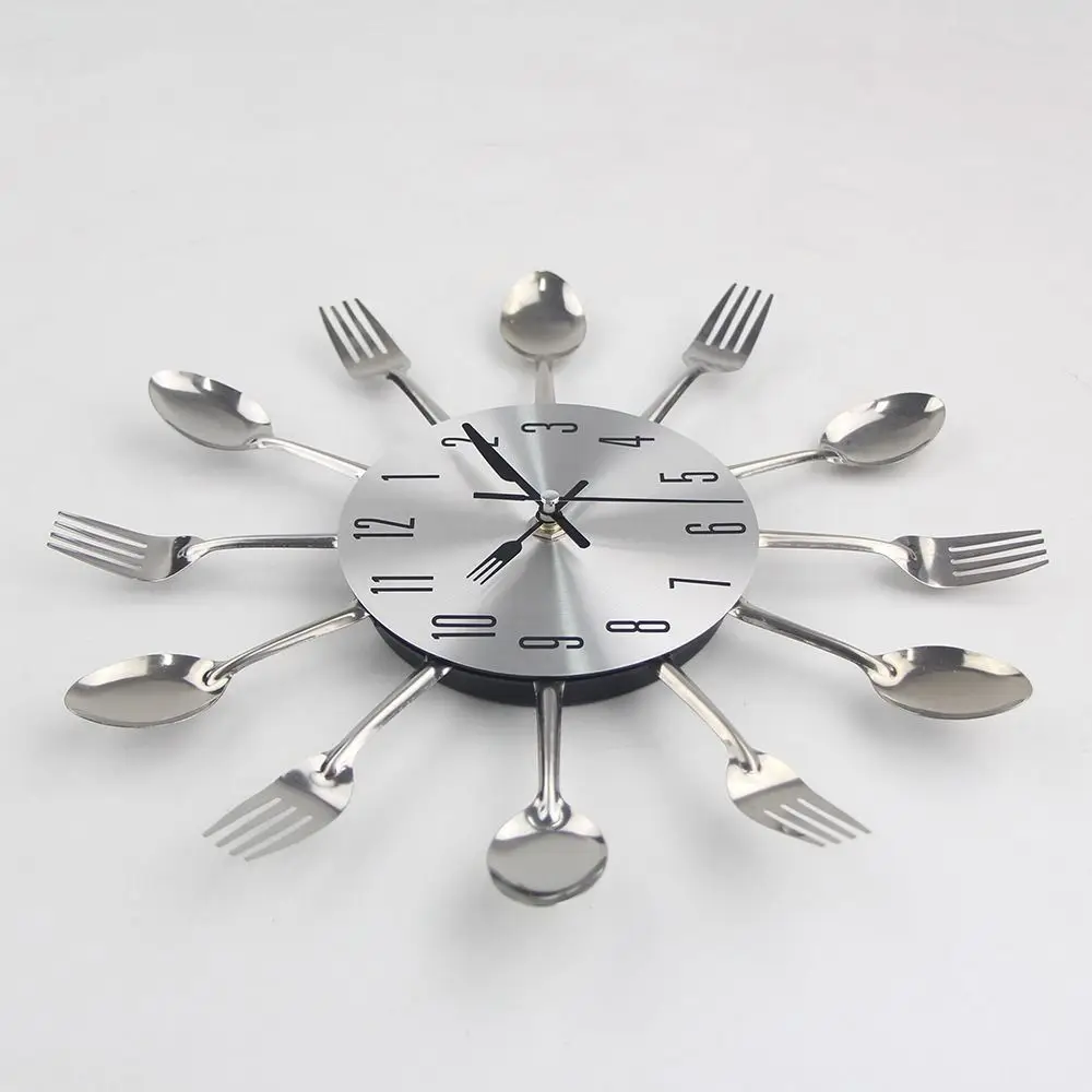 3D Spoon Fork Clock 5