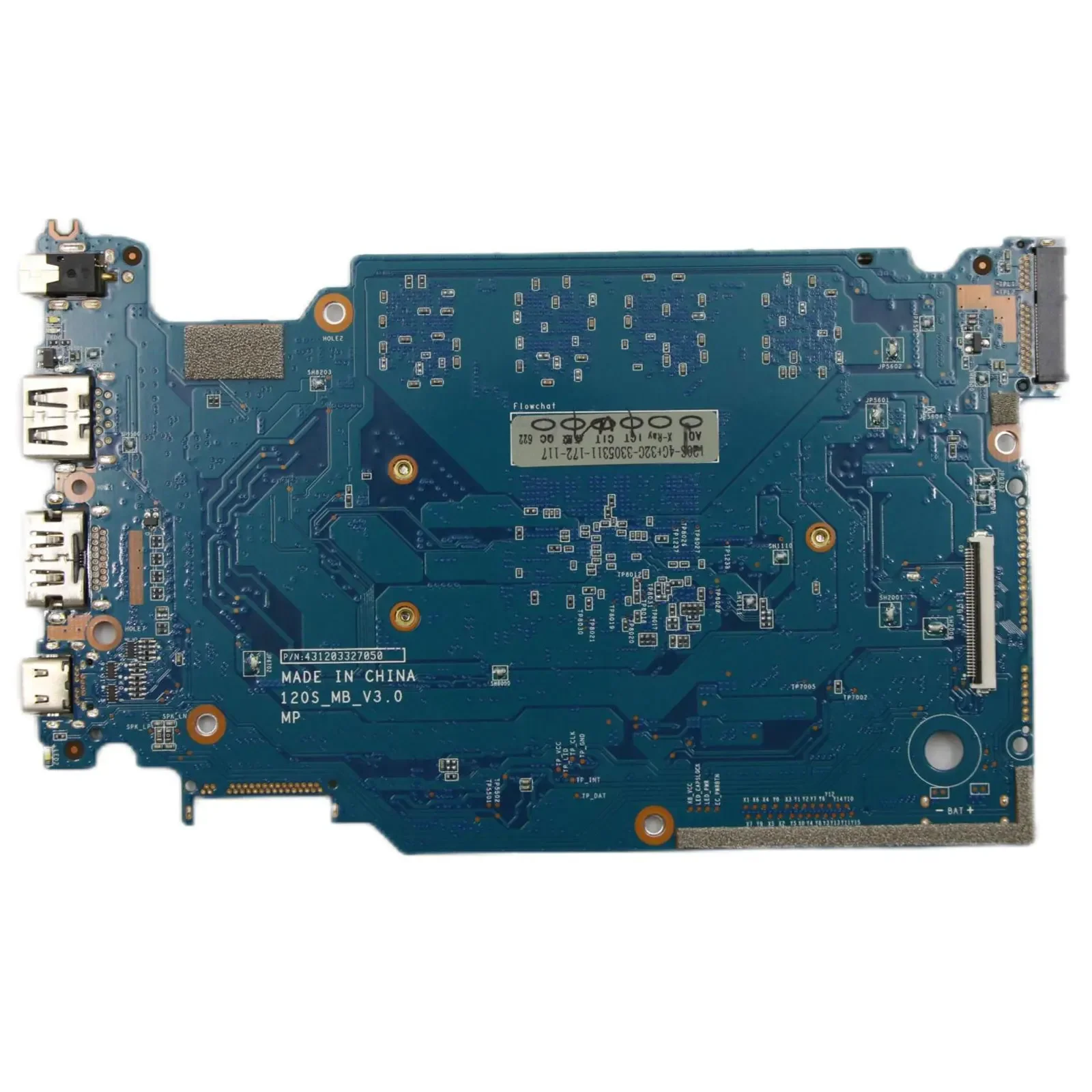 5B20P23825 Laptop Mainboard  for Lenovo Ideapad 120S-11IAP  Motherboard Winbook  CPU N3450 UMA 4G RAM  100% Work