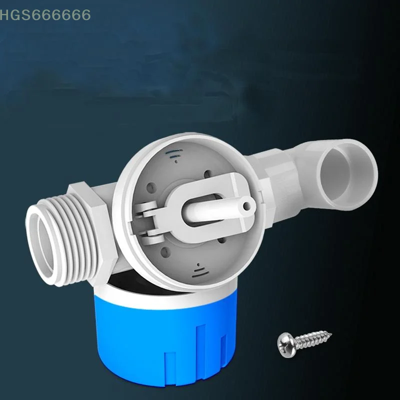 Valvola del serbatoio del WC a filo da 1 pezzo di qualità premium, 1/2" 3/4", controllo automatico del livello dell'acqua