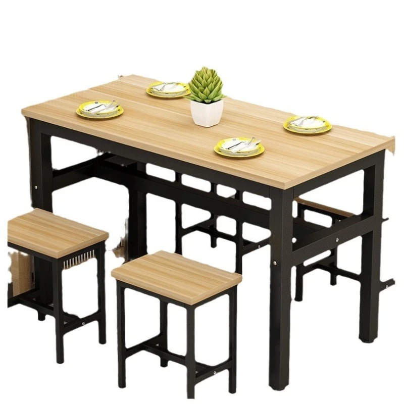 

Dining table and chair combination, family restaurant, snack bar special rectangular dining table