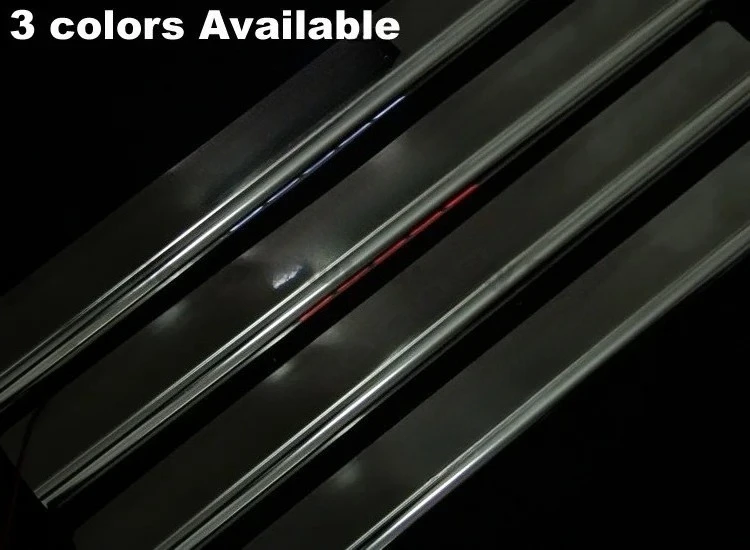 

For Dodge Dart 2013-2015 Stainless Steel Illuminated Door Sill Scuff Plates Entry Lighting Trim Auto Interior Accerrories
