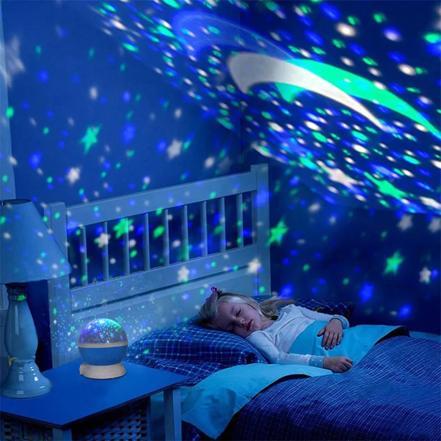 Projector LED Starry Sky Rotating Night Light Planetarium Children Bedroom Star Night Lights Nebula  Light  Gifts