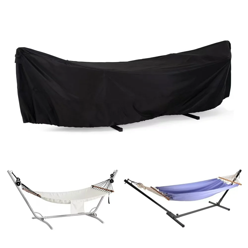 

Heavy-Duty Hammock with Ripstop Fabric and Adjustable Pull-Rope Straps – Suitable for Patio, Garden, Beach, and Balcony Use