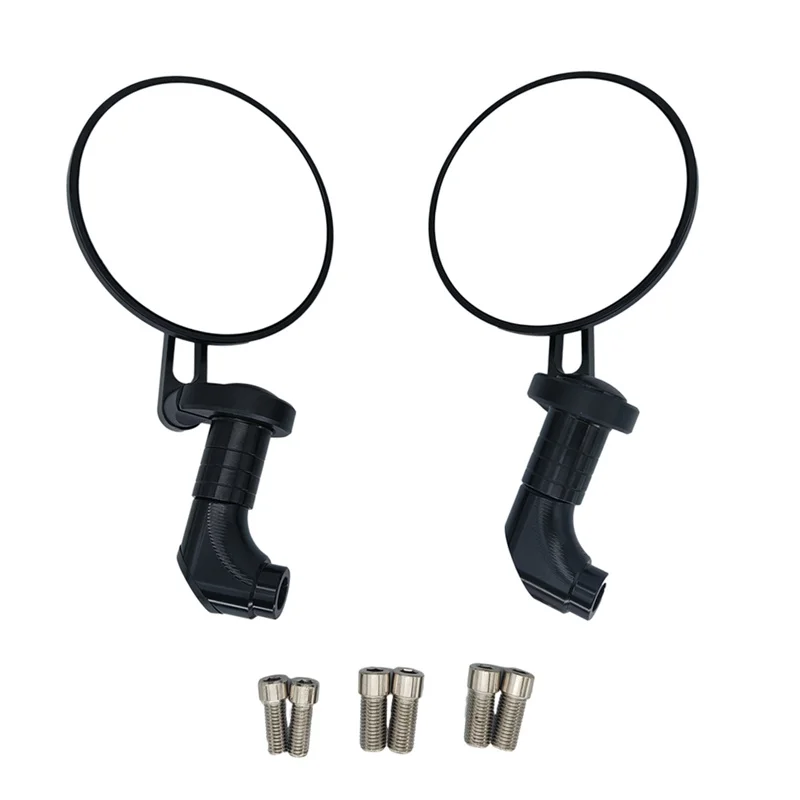 AliExpress Universial Motorcycle Side Mirror Motorcycle Handlebar CNC Aluminum Scooter E-Bike Electromobile Back Side Rearview Mirrors