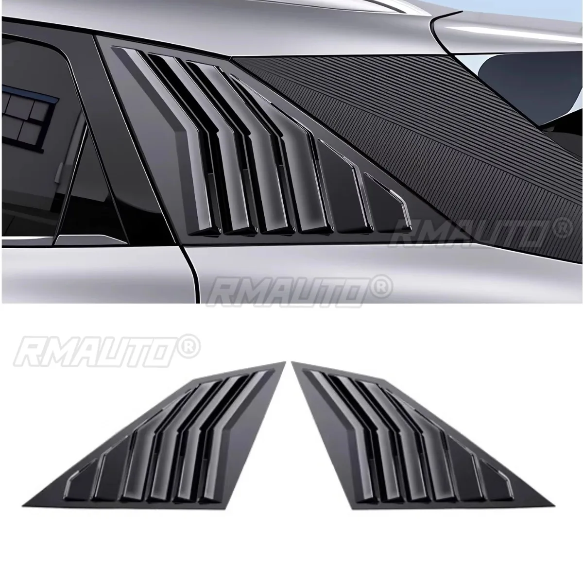 

For BYD Sealion 06EV Dmi Car Rear Triangle Window Shark Cheek Trim Rear Side Vent Window Trim Cover Car Accessories
