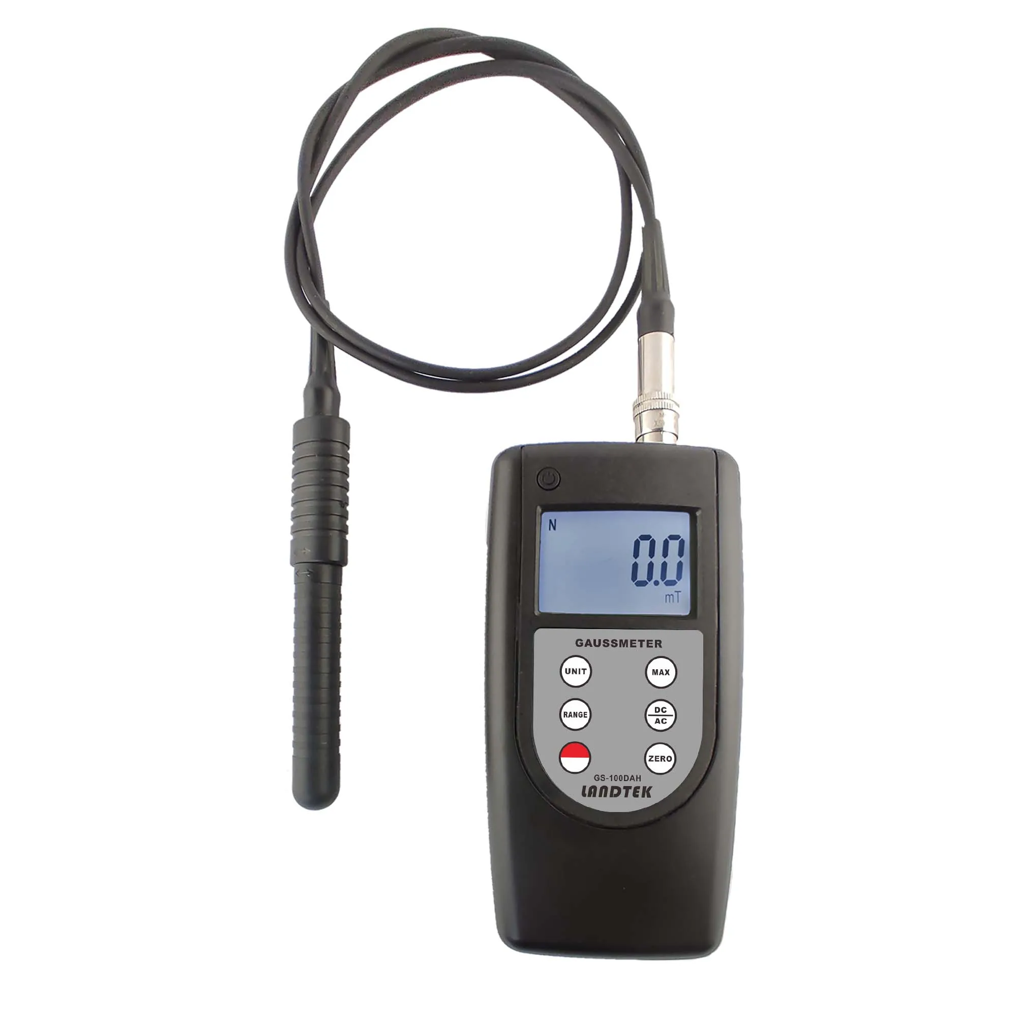 Digital Gauss Meter GS-100DAH Radiation Magnetic Field Detector 1Hz~400Hz DC/AC Magnetic Field Induction Strength Measurement